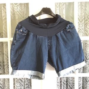 American Star Maternity Jean Shorts
